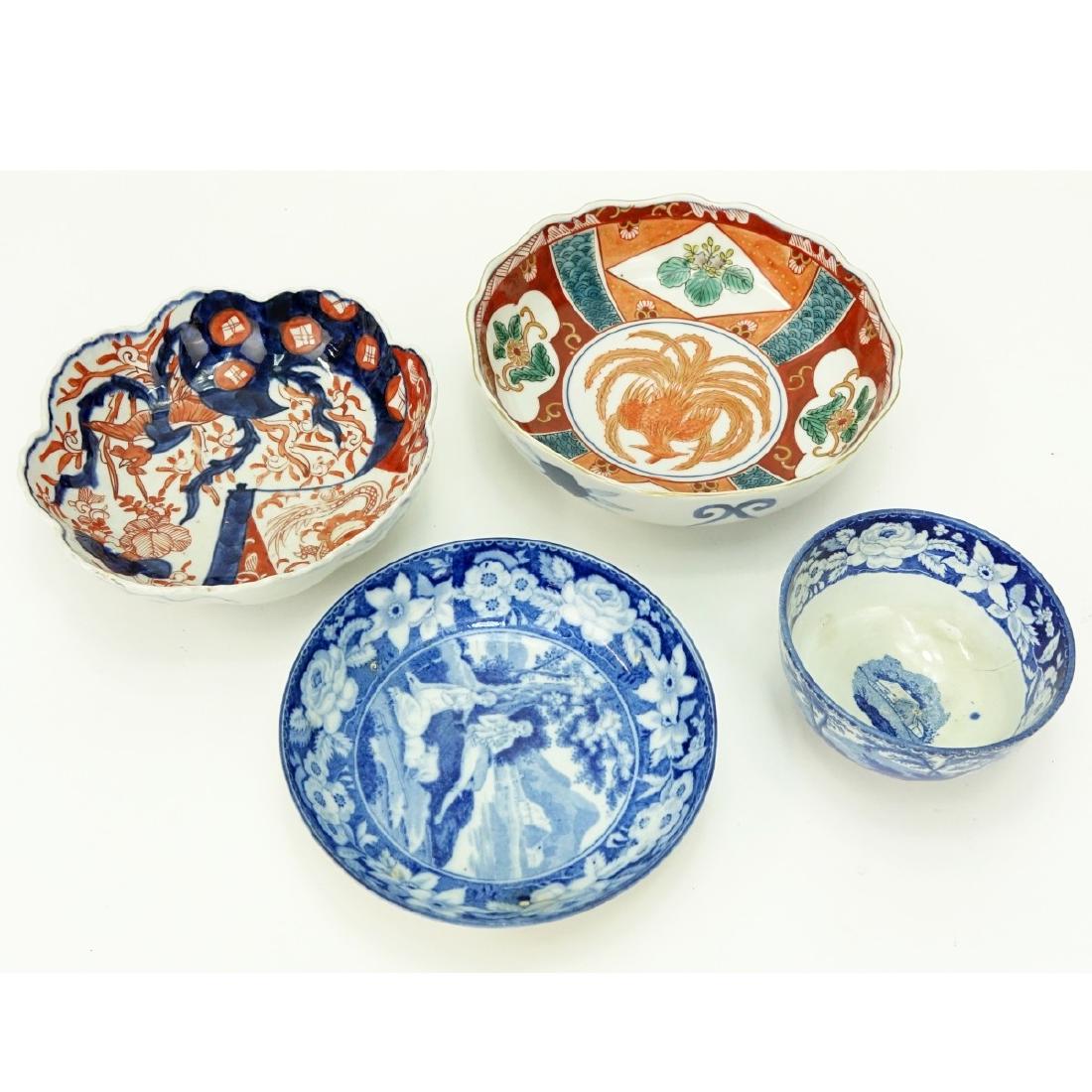 2 Imari Bowls and Blue & White Cup and Saucer (1 of 4)