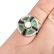 Art Deco Emerald, Diamond and Platinum Ring - 6