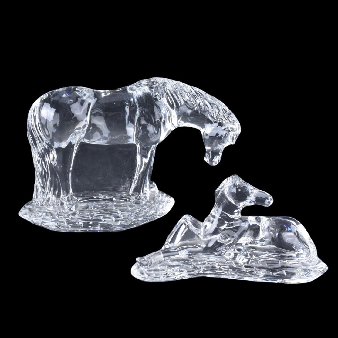 Two (2) Waterford Crystal Horse Figurines (1 of 4)