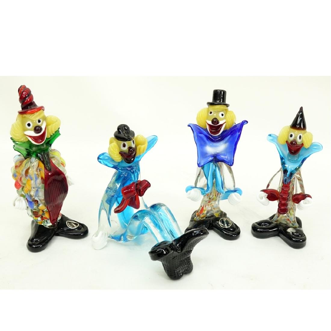 Mid Century Murano Art Glass Clown Figurines (1 of 9)
