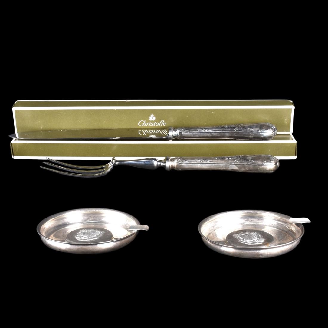Christofle Marly Carving Set & Camuso Silver (1 of 5)