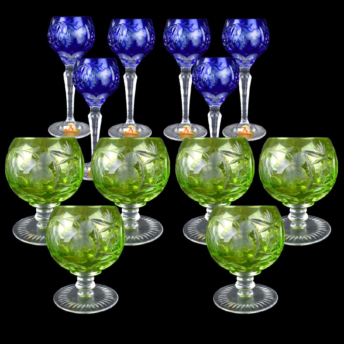 12 Nachmann Crystal Cordial Glasses (1 of 5)