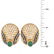 Diamond, Emerald, Sapphire and 18K Earrings - 4