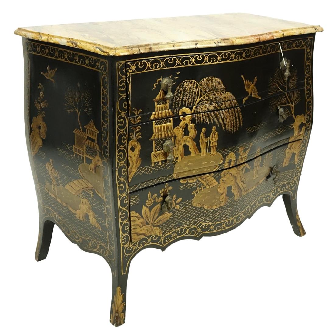 Mid Century Chinoiserie Chest of Drawers (1 of 5)