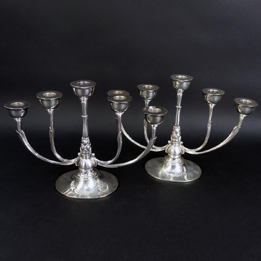 Pair Georg Jensen Candelabra (1 of 4)