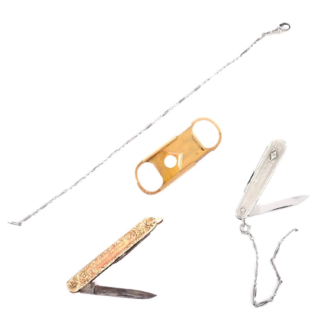 Two Pen Knives, One Cigar Cutter (1 of 2)