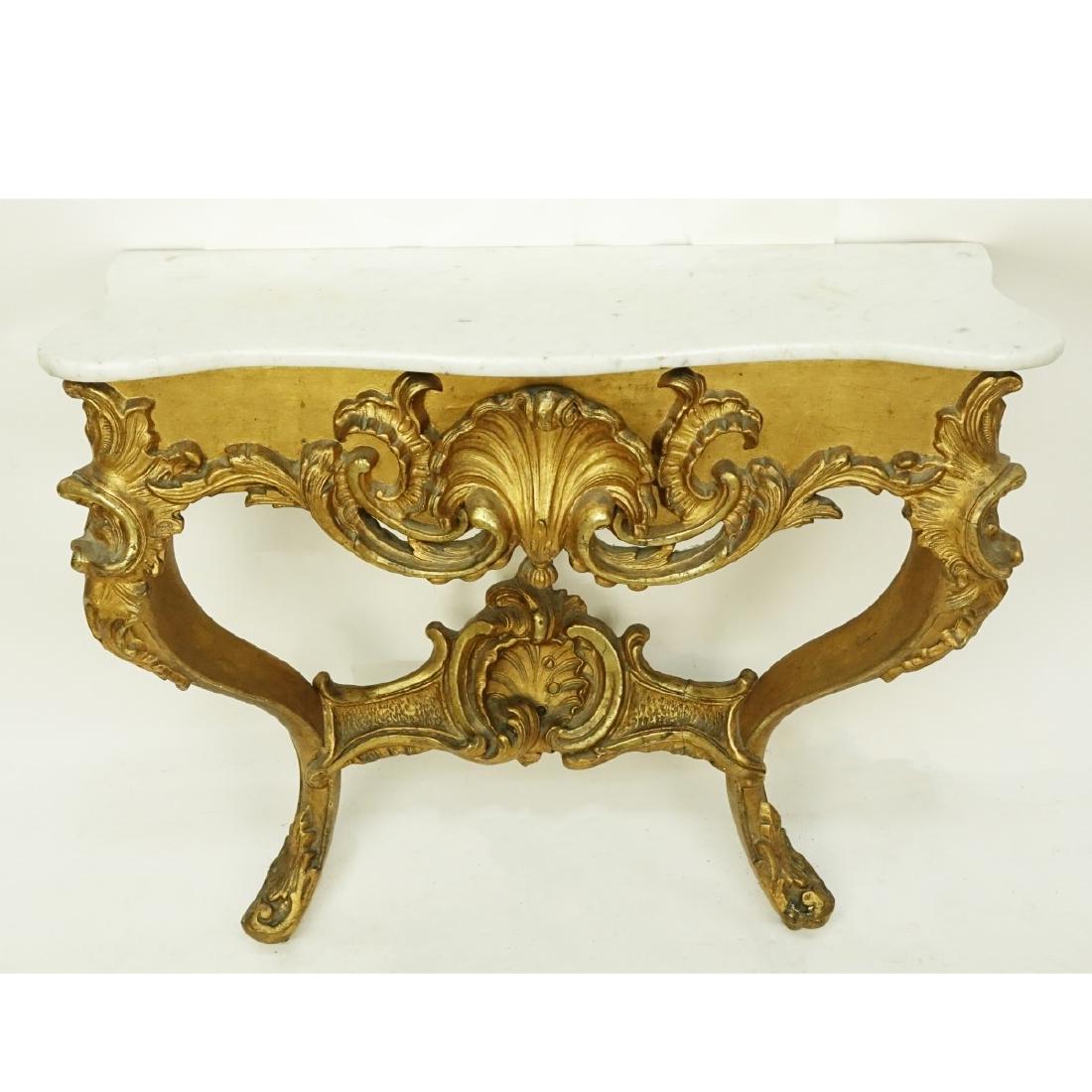 Italian Giltwood Console (1 of 3)