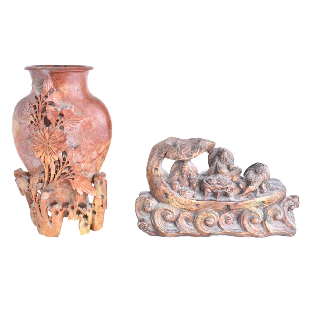 Chinese Soapstone Carvings (1 of 7)