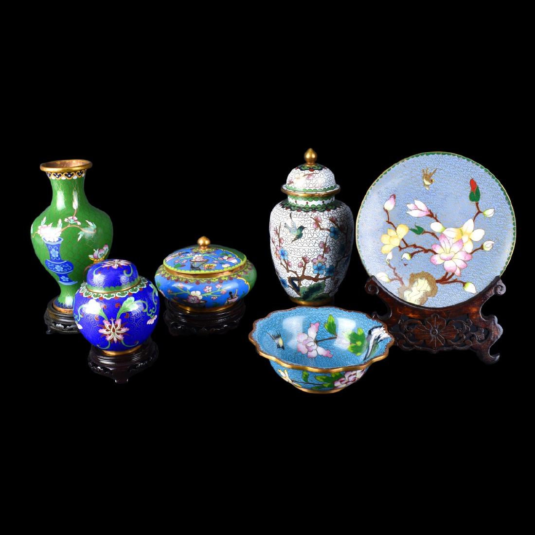 Chinese Cloisonne Tableware (1 of 6)