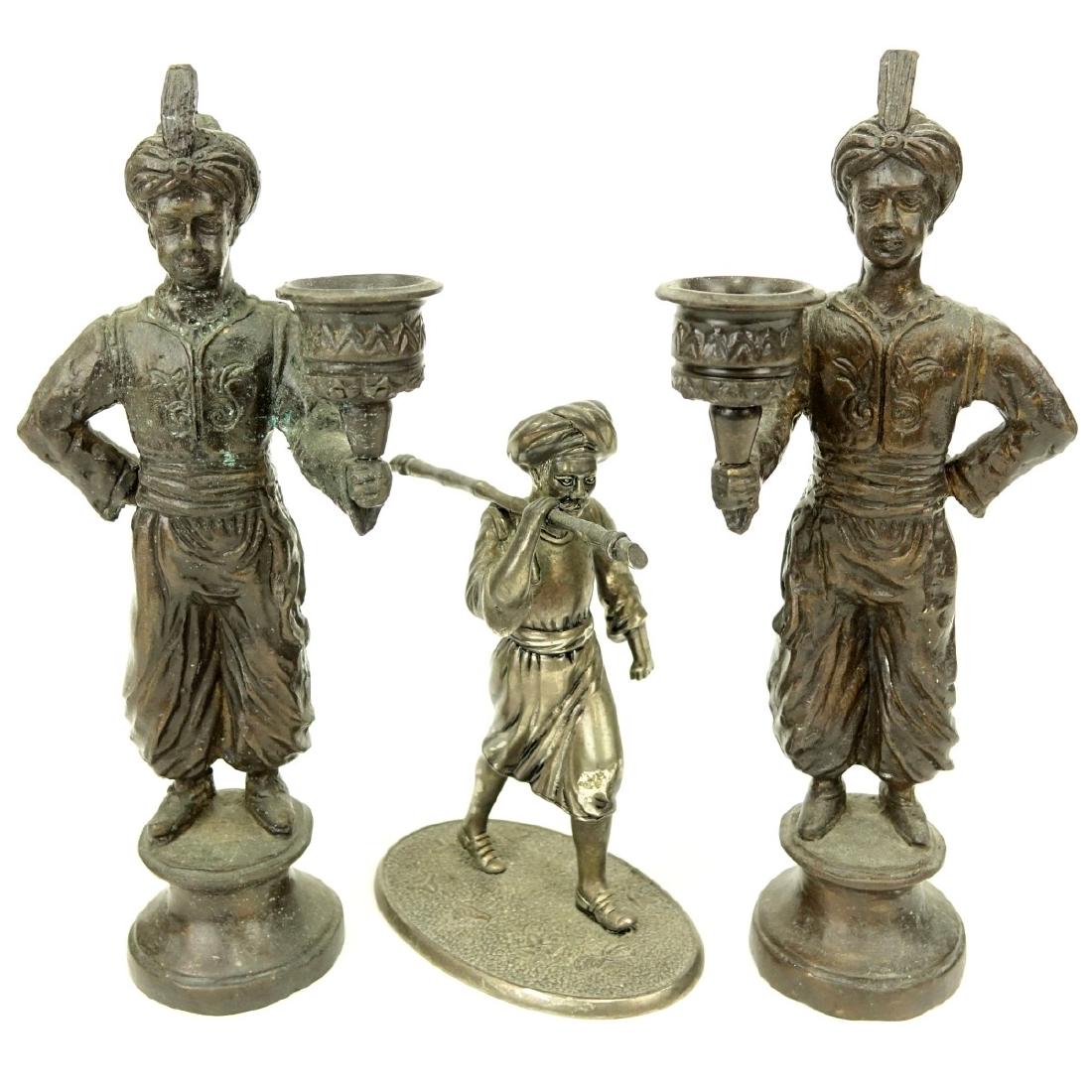 Grouping of Three Orientalist Figural Sculptures (1 of 6)