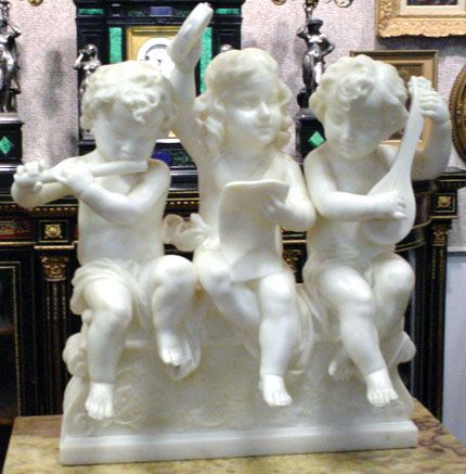 Ferdinando Andreini Italian Alabaster Sculpture