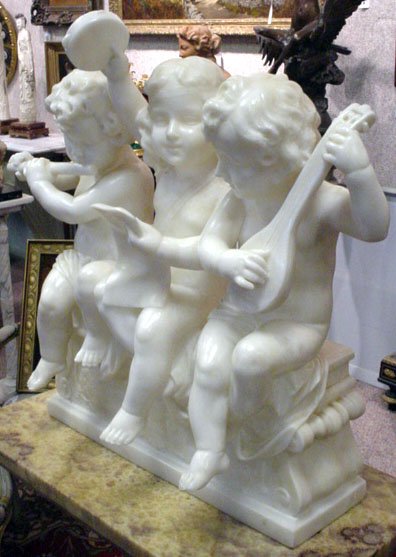 Ferdinando Andreini Italian Alabaster Sculpture - 4