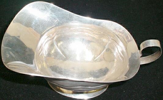 Art Moderne Mexican Sterling Silver Hand Hammered - 2
