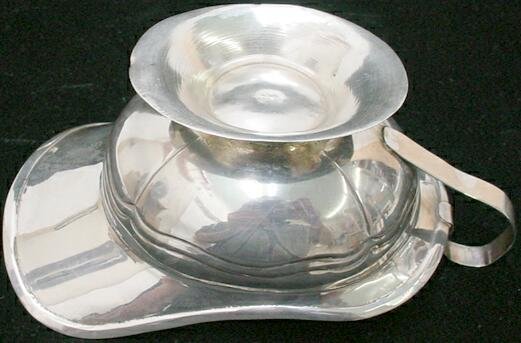 Art Moderne Mexican Sterling Silver Hand Hammered - 4