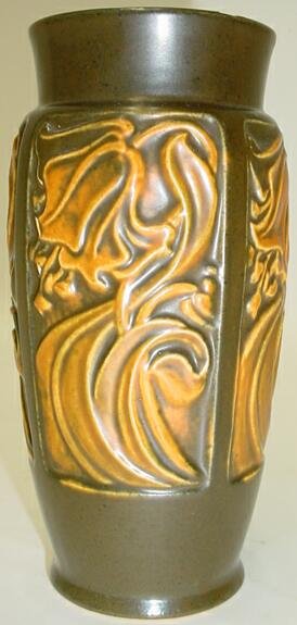 Signed Art Nouveau American Ceramic Art Pottery Va - 7
