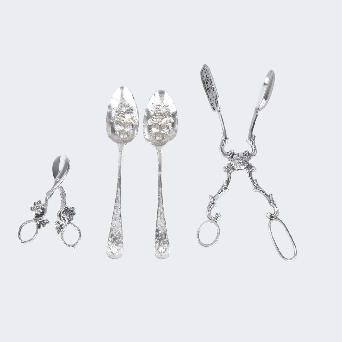 Four Silver Serving Pieces (1 of 7)