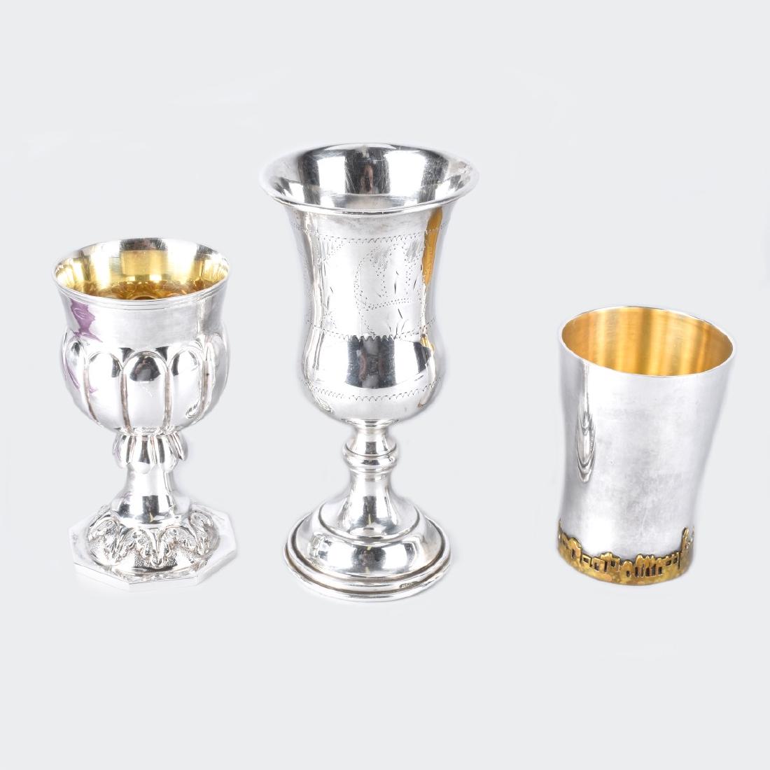 3 Sterling Kiddush Cups (1 of 6)