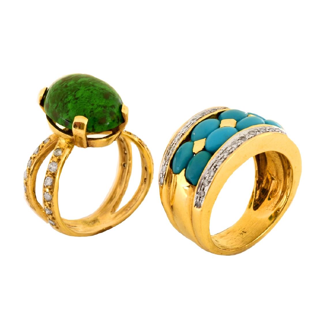 Two (2) Vintage 14K Gold Rings (1 of 6)