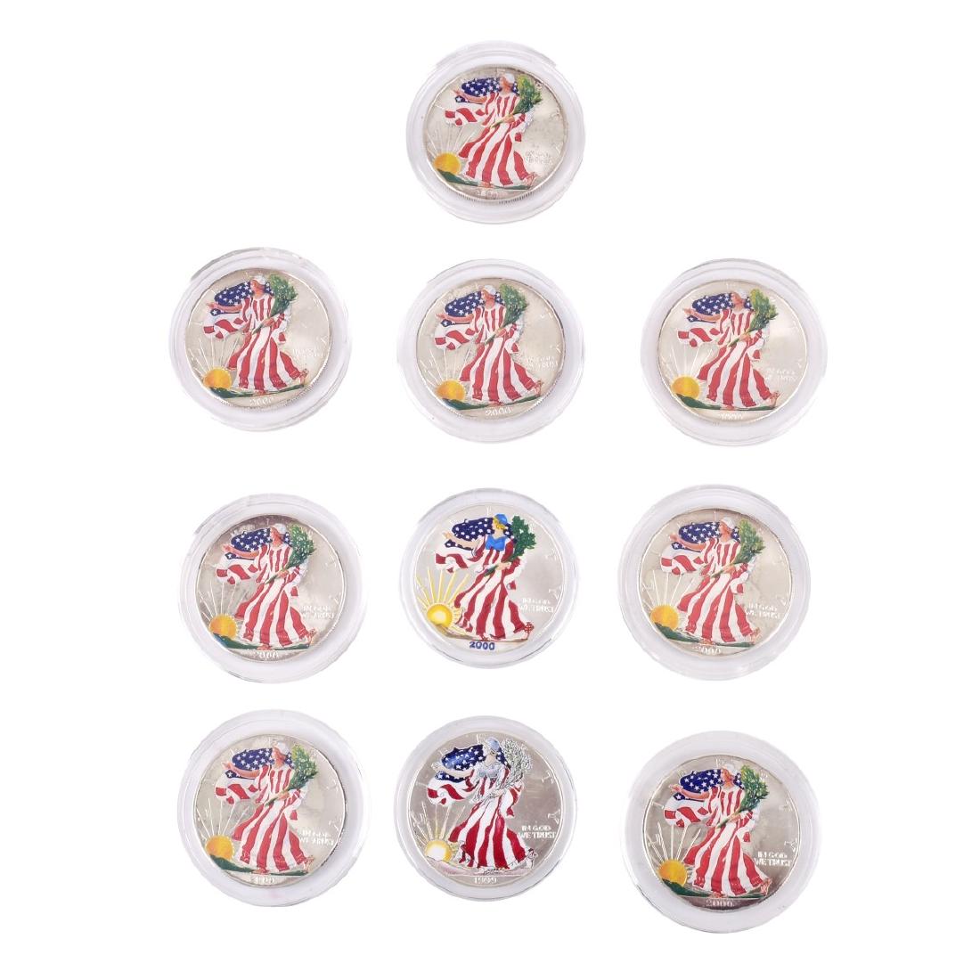 10 Silver Walking Liberty Coins (1 of 2)