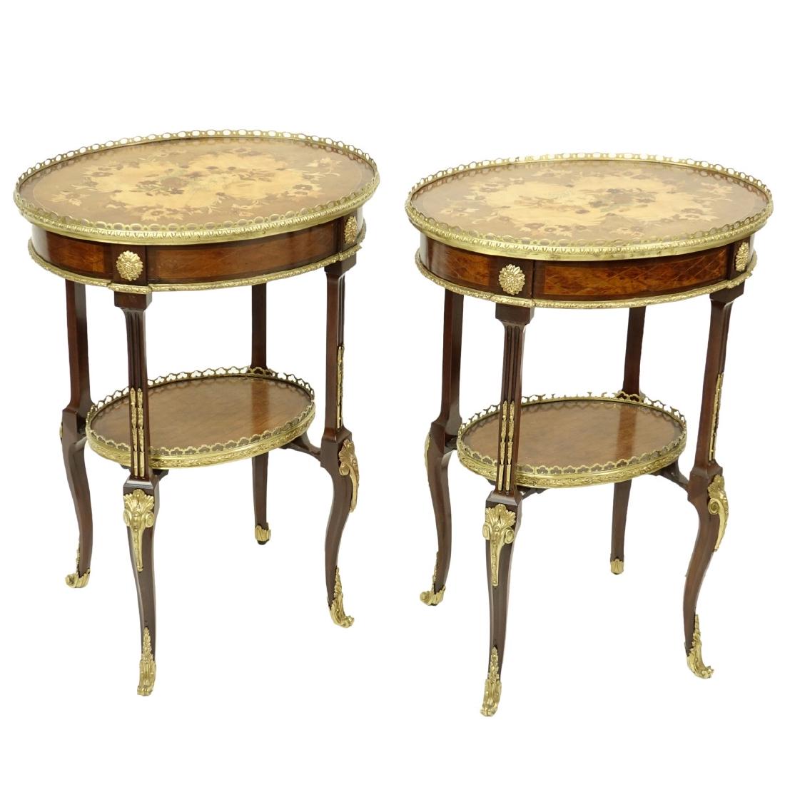 19C Marquetry Tables (1 of 4)