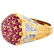 Spitzer & Furhmann Ruby and Diamond Ring - 3