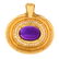 Amethyst, Diamond and 18K Pendant - 3