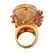 Vintage Opal, Ruby, Diamond and 18K Ring - 4