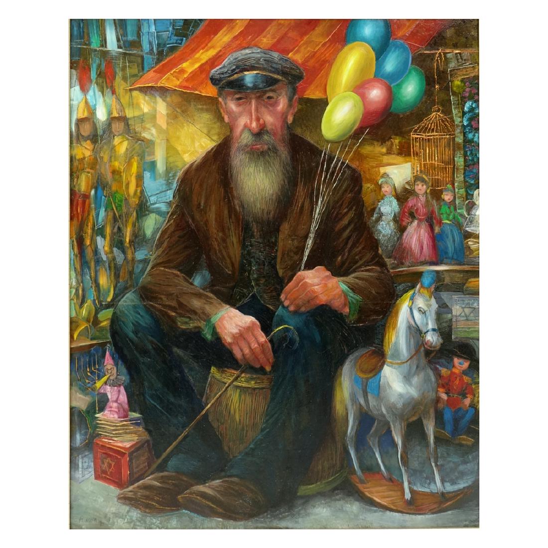 George Russin Oil on Masonite (1 of 6)