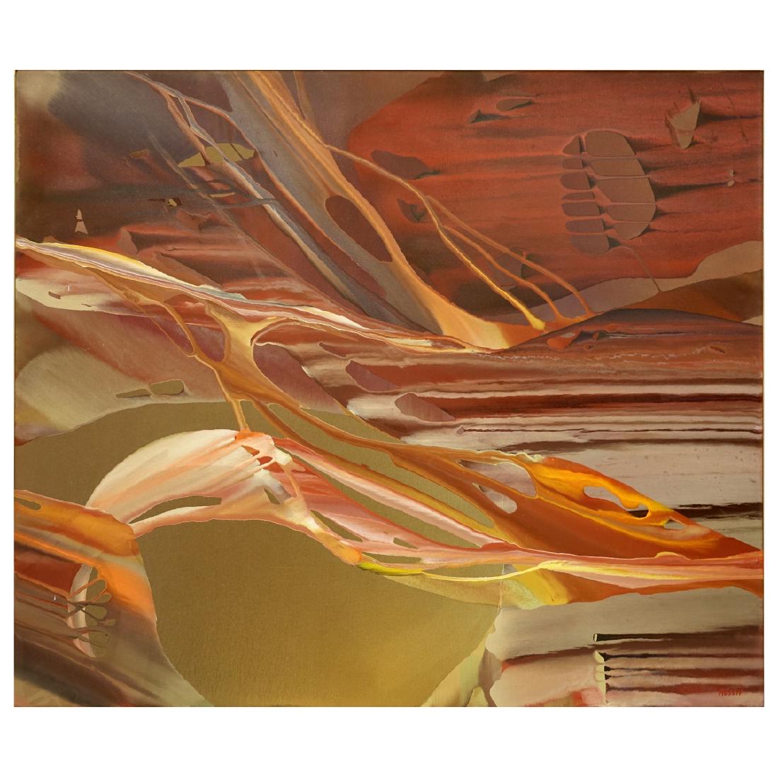 Florence Rosen (20th C) Abstract O/C (1 of 7)