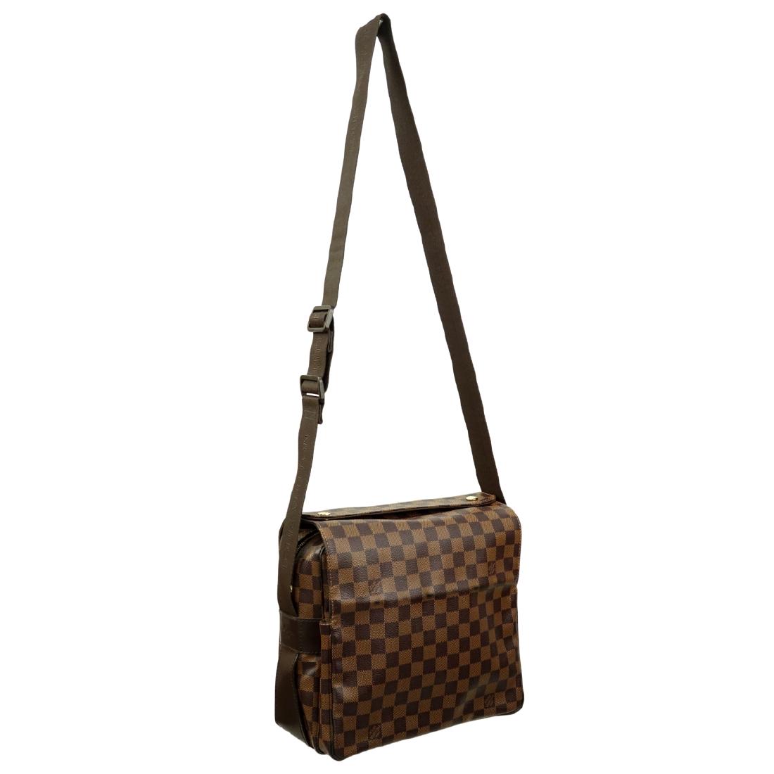 Louis Vuitton Brown Damier Ebene Naviglio Bag (1 of 4)