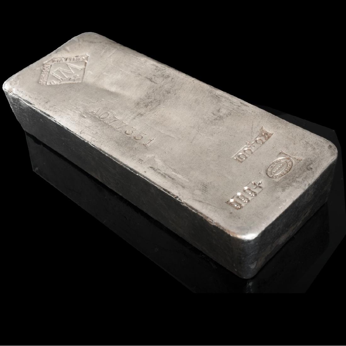 100 Oz Silver Bar