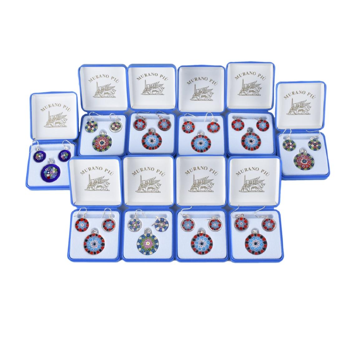 10 Pair Murano Earrings (1 of 2)