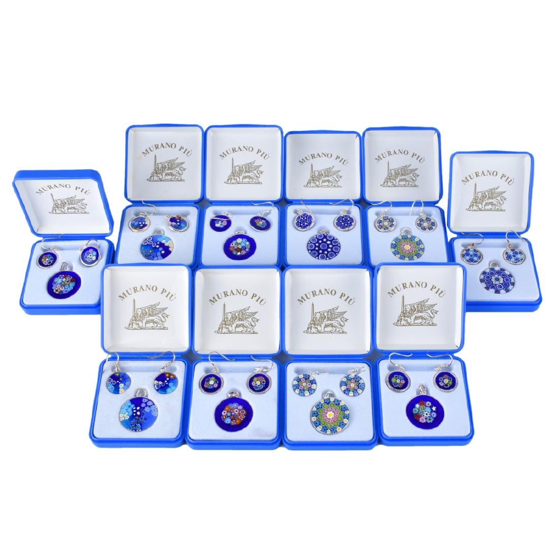 10 Pair Murano Earrings (1 of 2)