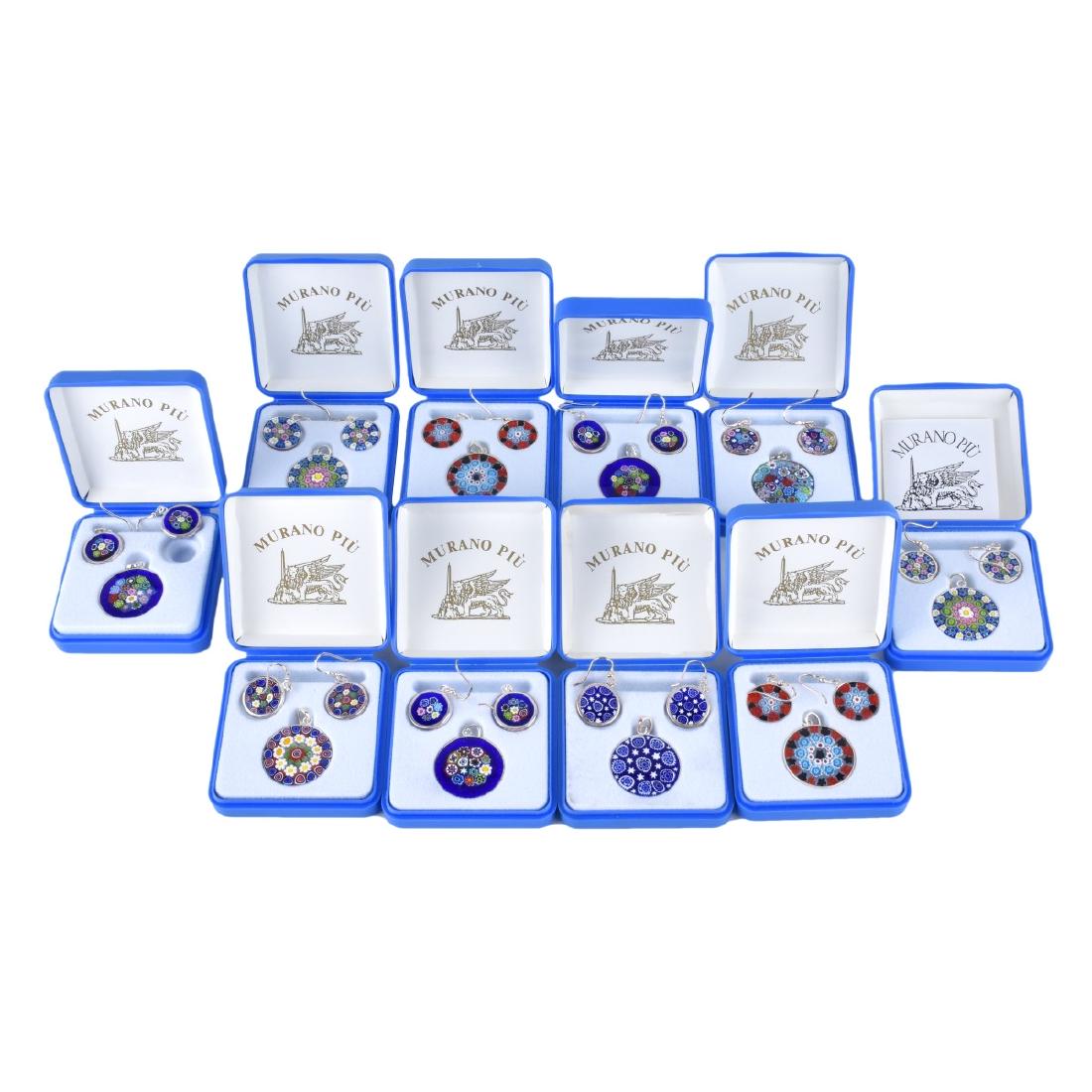 10 Pair Murano Earrings (1 of 2)