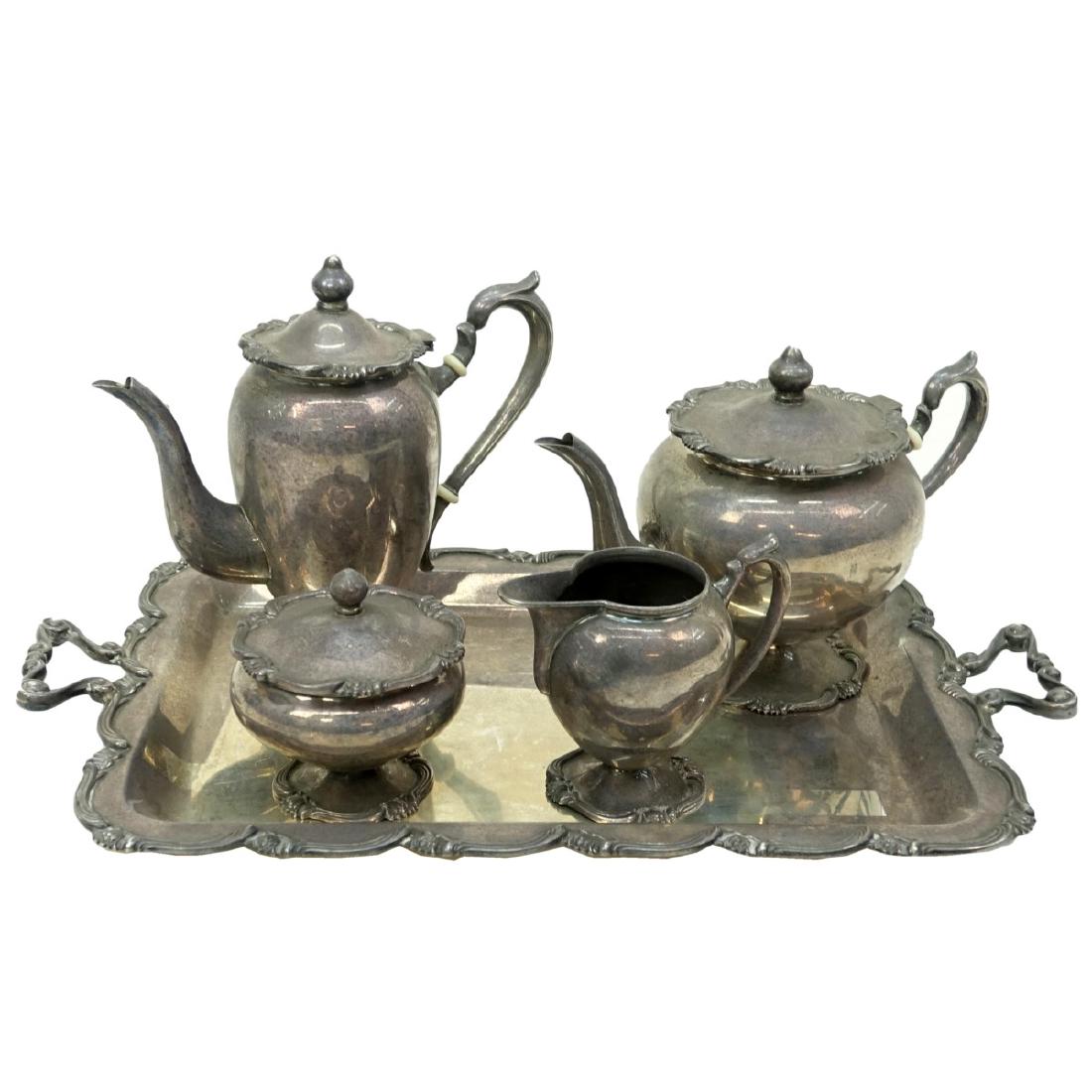 Five Piece Camusso Silver Tea Set (1 of 6)