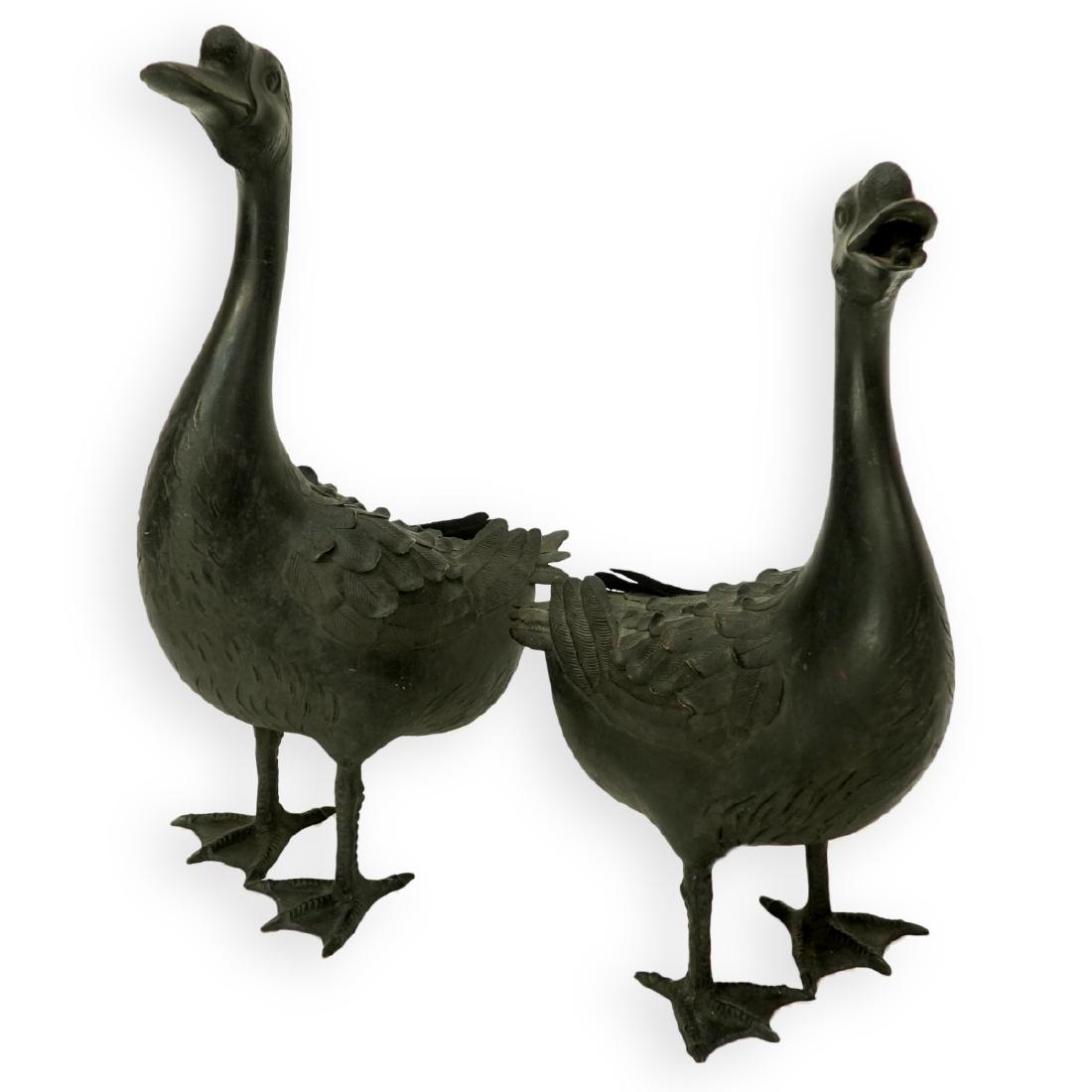 Pair of Japanese Sculptures (1 of 8)