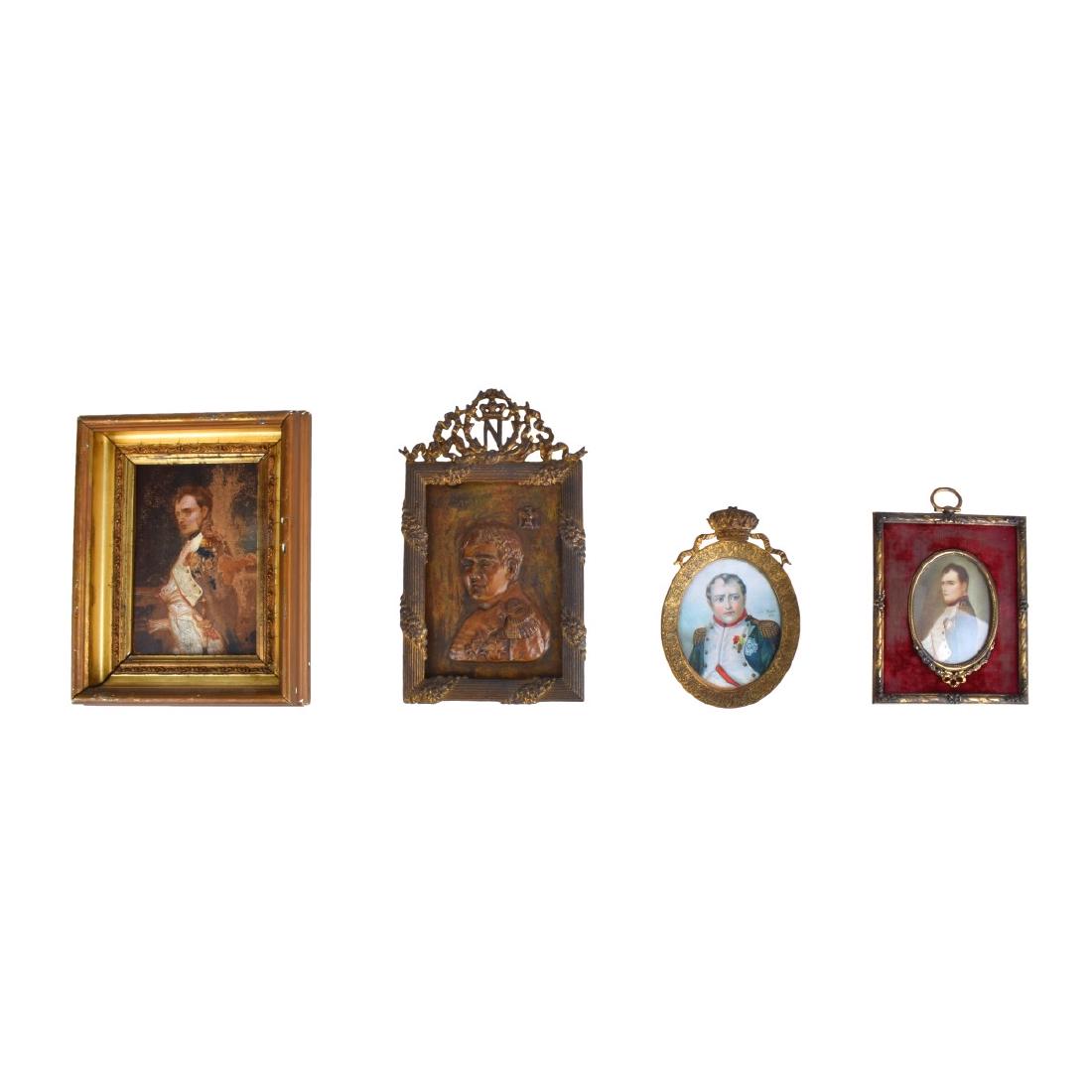 Collection of Four Miniatures Depicting Napoleon (1 of 9)