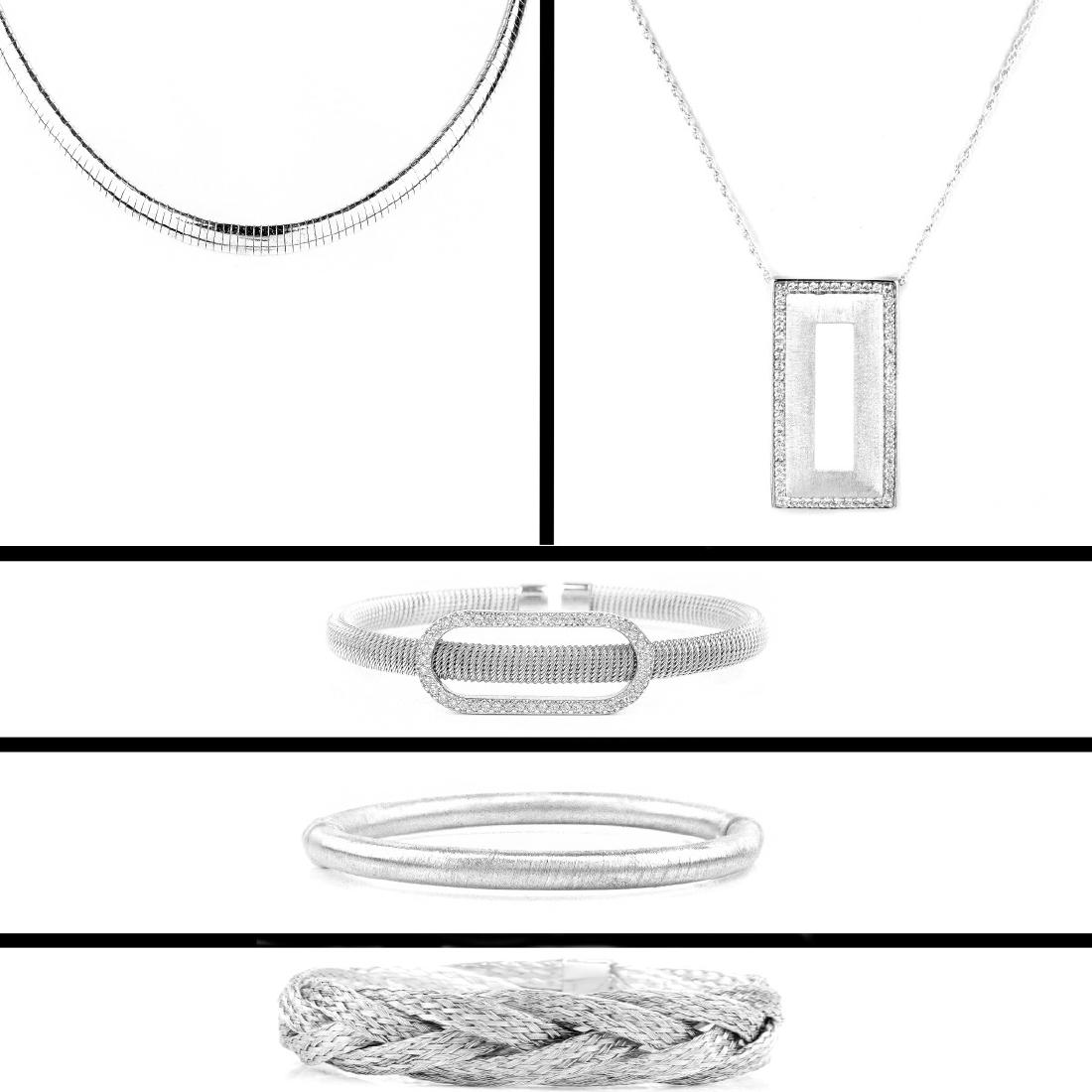 Five (5) Pieces Sterling Silver Jewelry. (1 of 1)