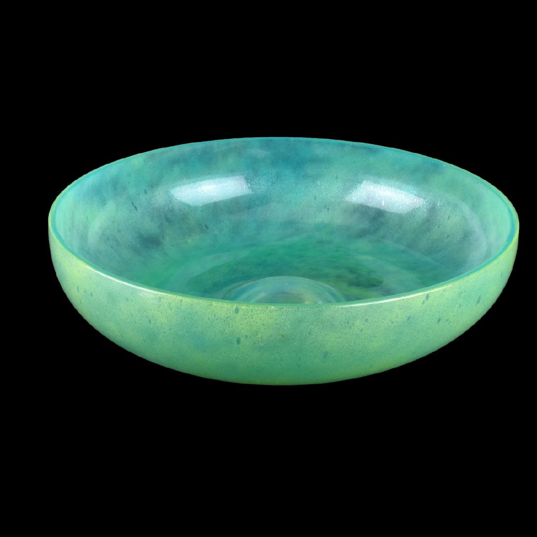 Daum Green Crystal Bowl (1 of 4)