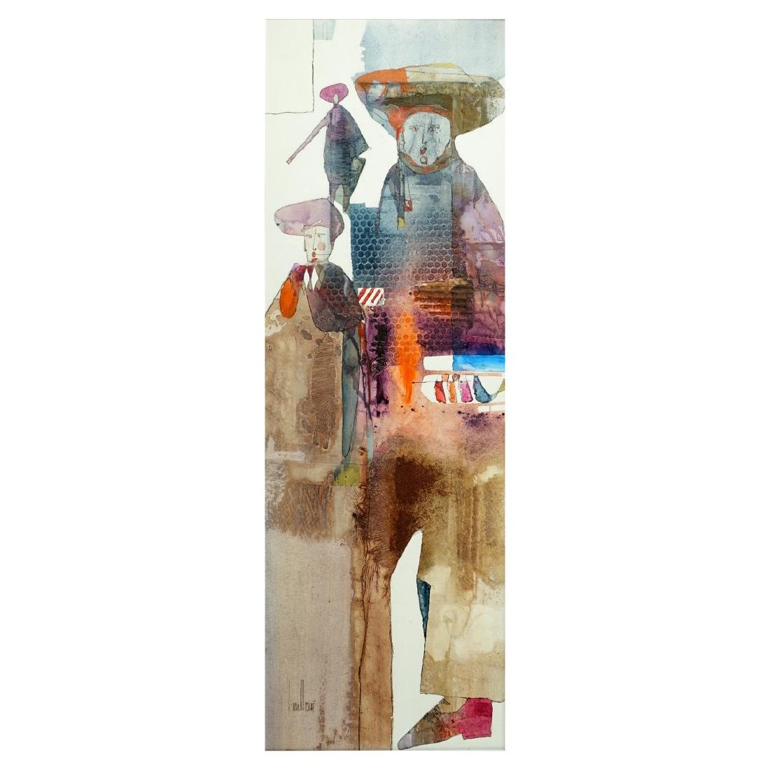 Gregory Hawthorne 20th C Acrylic on Board (1 of 5)