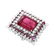 Rubelite, Diamond and 14K Ring