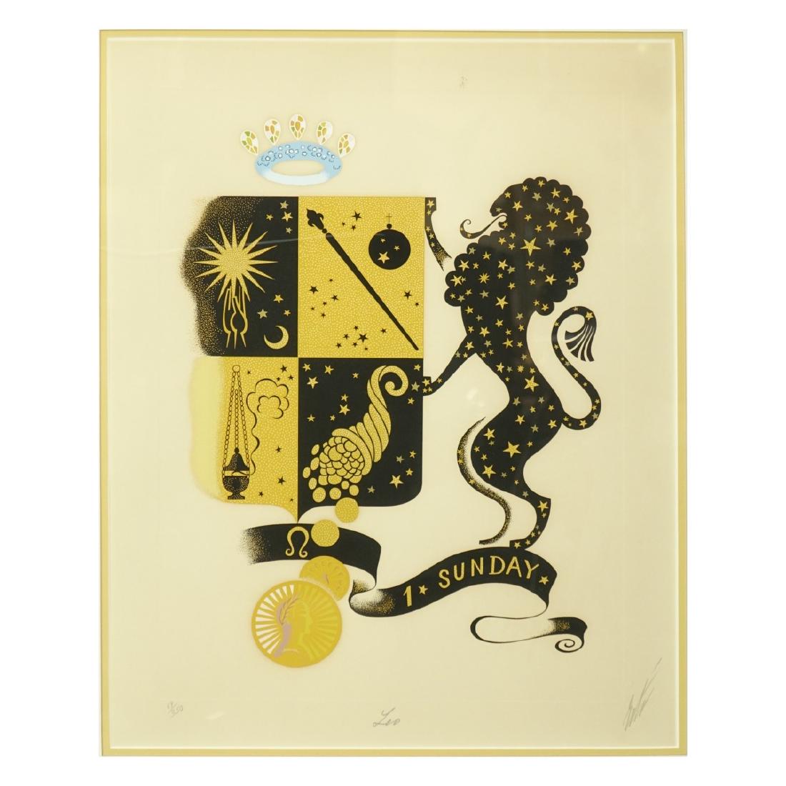 Erte Leo Serigraph (1 of 6)