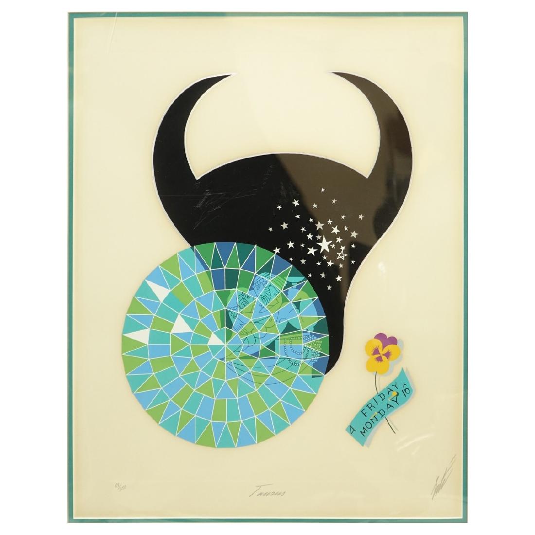Erte Taurus Serigraph (1 of 6)