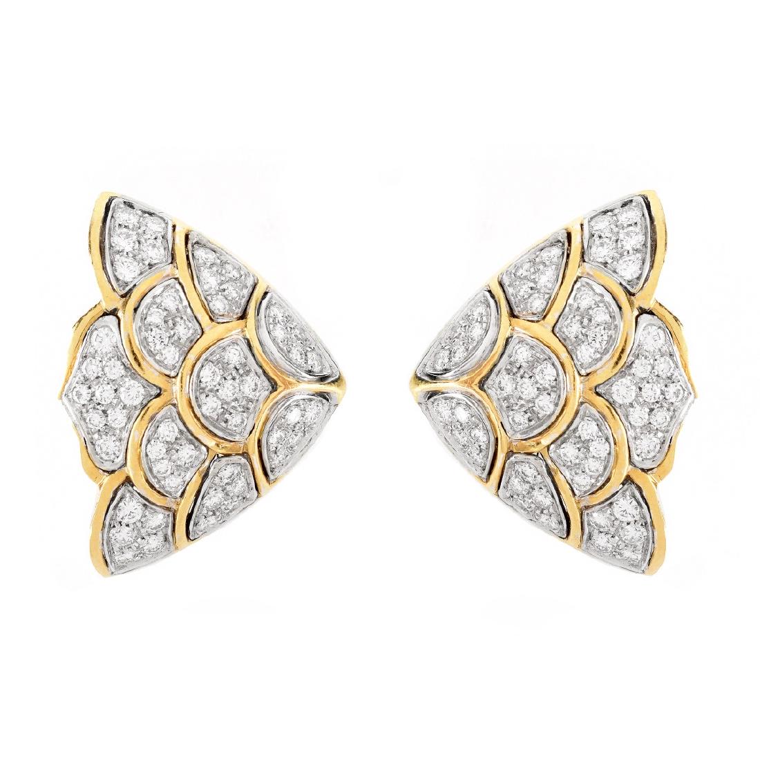 Vintage Diamond and 18K Earrings (1 of 5)