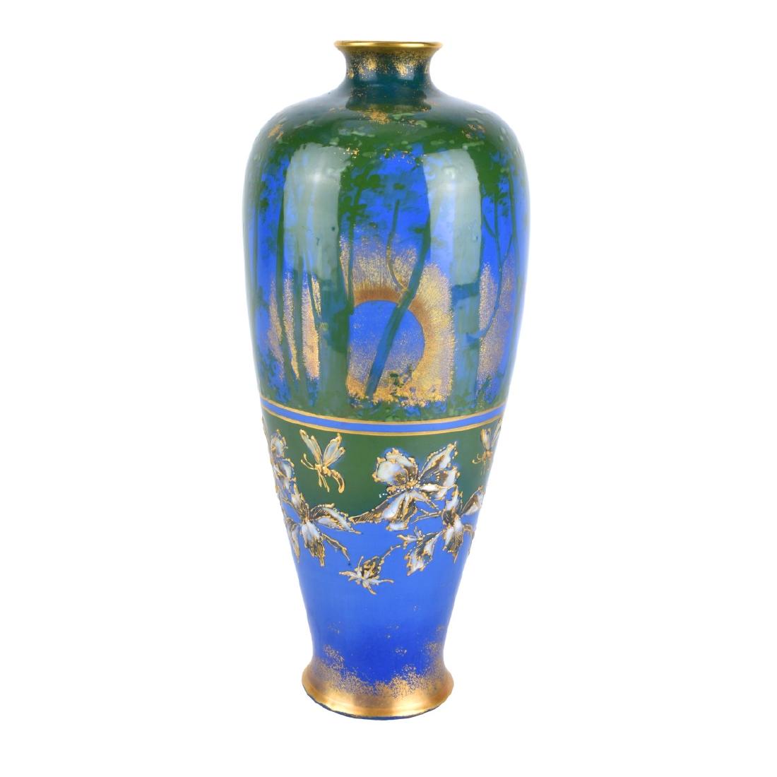 Turn Teplitz Amphora Woodland and Rising Sun Vase (1 of 5)