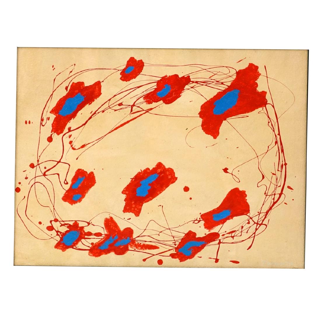 Attributed to: Giulio Turcato (1912-1995) O/C (1 of 5)