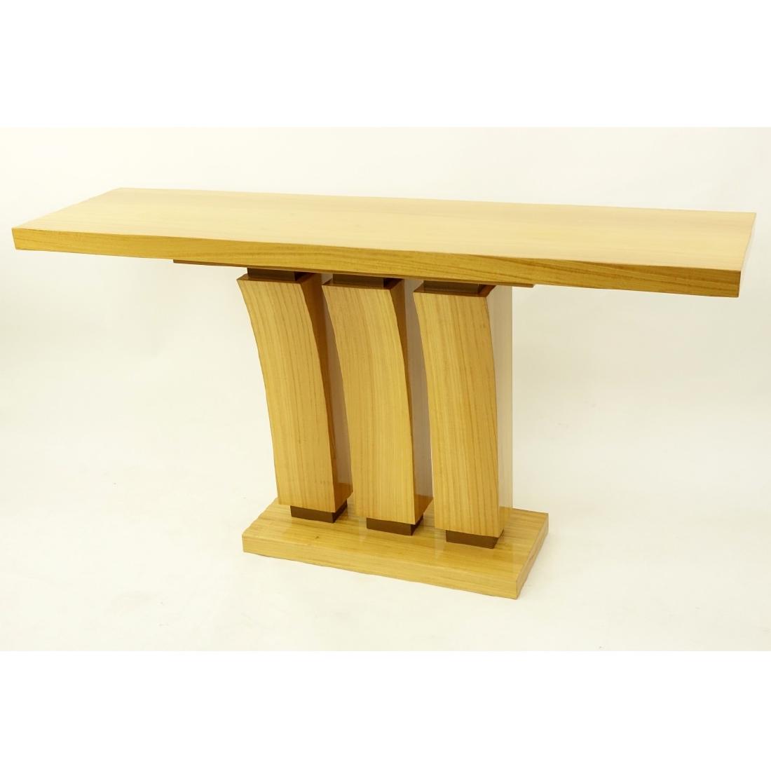 Art Deco Style Satinwood Console Table (1 of 5)