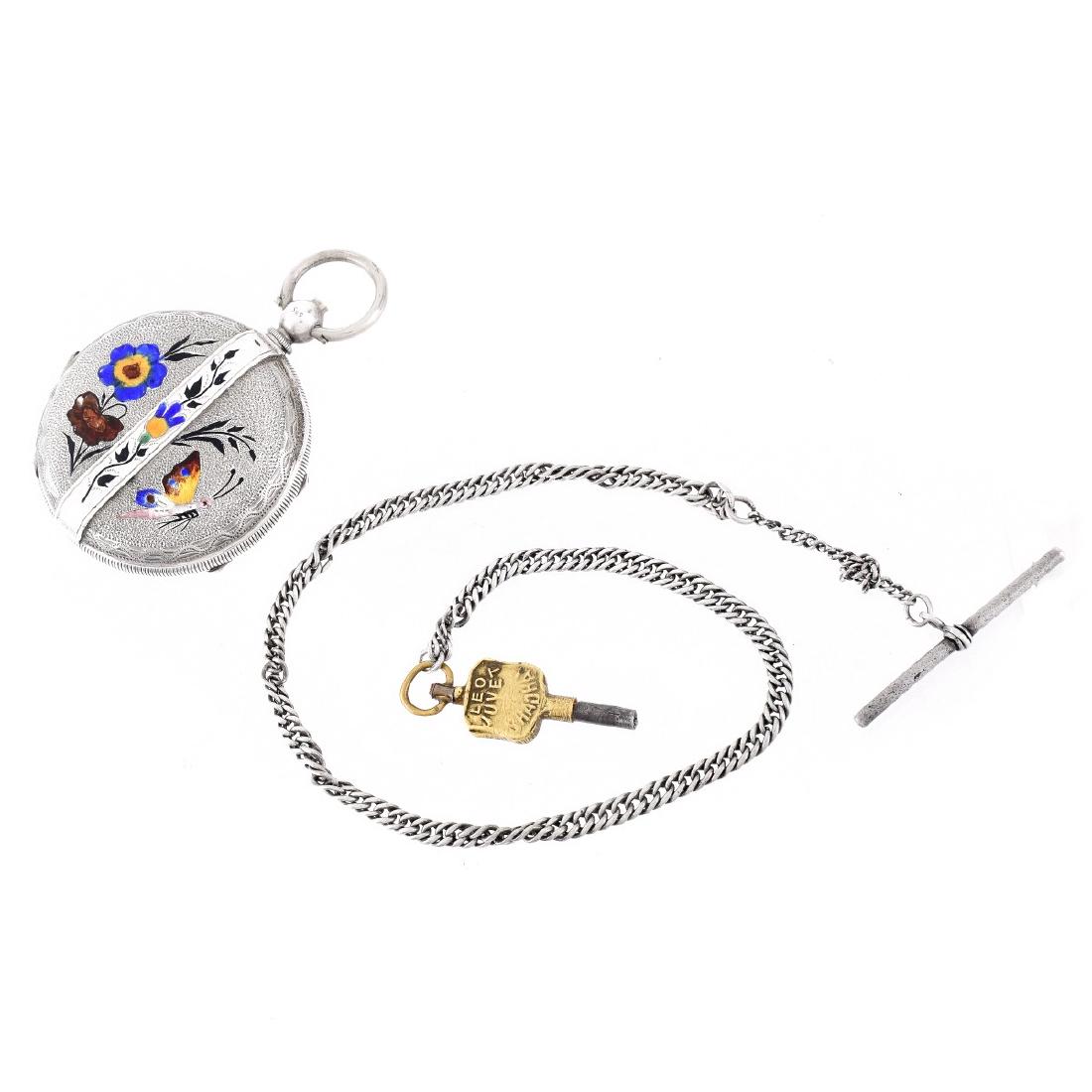 Antique Leo Juvet Silver Pocket Watch (1 of 4)