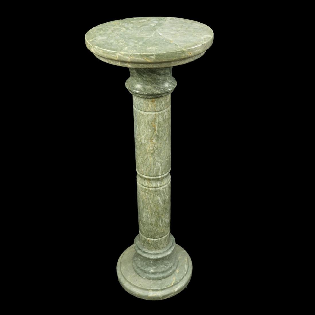 Green Marble Pedestal (1 of 3)