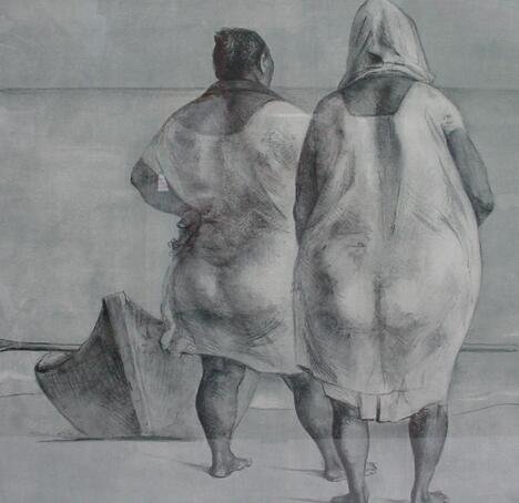 Francisco Zuiga Mexican Lithograph Mujeres Frente - 6